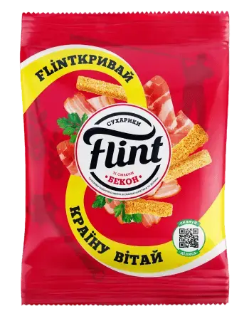 пачка сухариків Flint